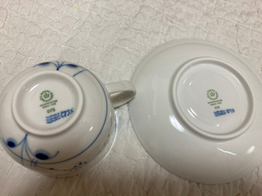 【新品未使用　ペアカップ】ロイヤルコペンハーゲン カップ\u0026ソーサー
