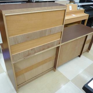 札幌市/清田区 札幌発 カンディハウス/CONDE HOUSE amエスポワデスク ウォルナット 書棚 机 事務用品 PCデスク 受注生産モデル 旭川家具