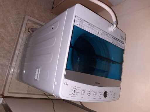 【美品】ハイアール 洗濯機 5.5kg (JW-C55A)
