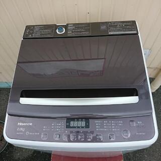 大特価❗2019年製/ 8.0kg洗濯機/ ハイアール/ HW-DG80A