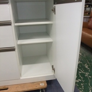 R1321) 創愛ファニチュア キッチンボード ソフィ 120KB WH 食器棚 店頭取引大歓迎♪