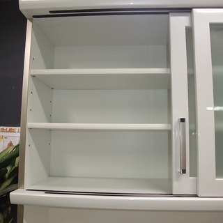 R1321) 創愛ファニチュア キッチンボード ソフィ 120KB WH 食器棚 店頭取引大歓迎♪