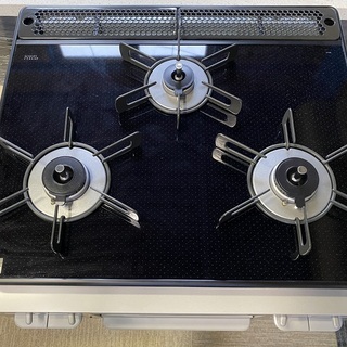 【展示品リフォーム】【厚木市内限定】 【台数限定1台】 リンナイ ビルトインガスコンロ  ガラストップ　交換