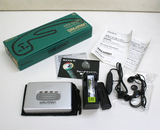 ジャンク ソニー ウォークマン WM-EX811 シルバー カセットプレーヤー 付属品多数 カセット不動品 ☆ PayPay(ペイペイ)決済可能 ☆ 札幌市 清田区 平岡