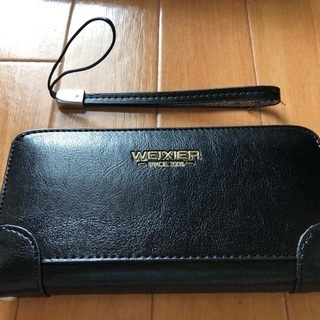 レザー長財布（黒色）※未使用、新品