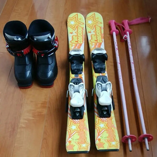 子供用スキー板（105cm〜110cm）スキーブーツ20cm