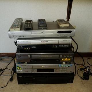 DVD VHS  無料　中古　5台
