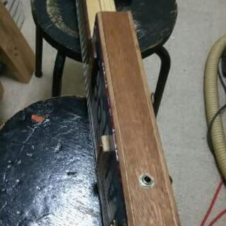 R.M.kalimba/craft＆junkオリジナルハンドメイドCigarBoXGuitar/#0018