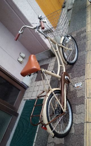Kon's coiiection 20吋コンパクト自転車 シングル/ミルクコーヒーｘチョコブラウン