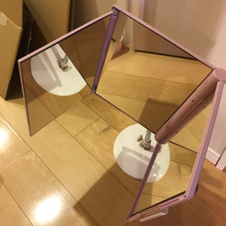 三面鏡　美品　ミラー　美容鏡