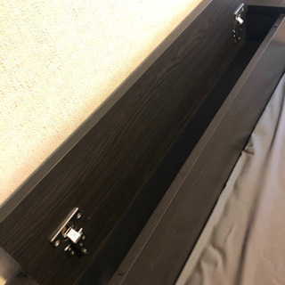 【収納付きダブルベッド(良品)】原価10万越え！収納、照明◎