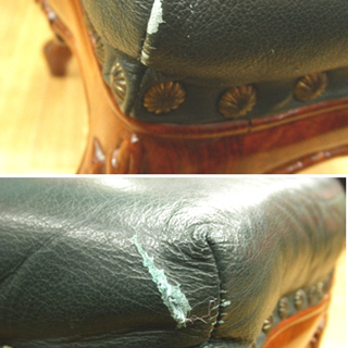 アンティーク調 4人掛け ダイニングセット 円卓 ラウンドテーブル チェア 6脚 7点セット 6人掛け としても使用可能 札幌 豊平区　西岡