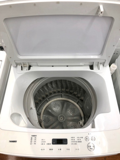 TWINBIRDの全自動洗濯機！半年動作保証！