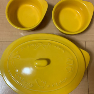 耐熱皿と小皿×2枚セット