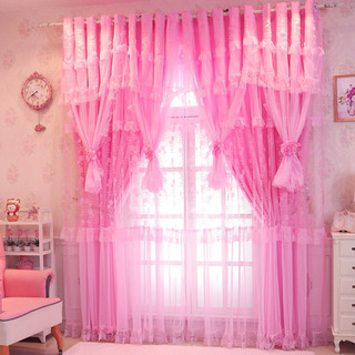 お嬢様カーテン　夢カーテン　完全遮光カーテン　レースカーテン　超可愛いカーテン