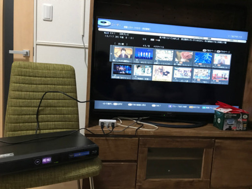 SHARP/シャープBD-HDS53 Blu-rayレコーダー☆HDD320GB☆1チューナー☆初期化済み☆リモコンHDMI端子やテレビ端子付き☆