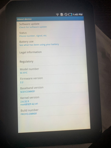 Galaxy Tab Sc 01c Docomo Morad Shoh 西条の家電の中古あげます 譲ります ジモティーで不用品の処分