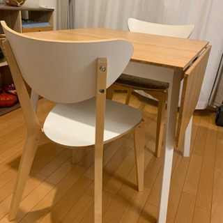 IKEA ダイニングテーブル ＋ チェア2脚 セット