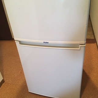 ハイアール86L 2ドア冷凍冷蔵庫JR-N85A(W) 　取りに...