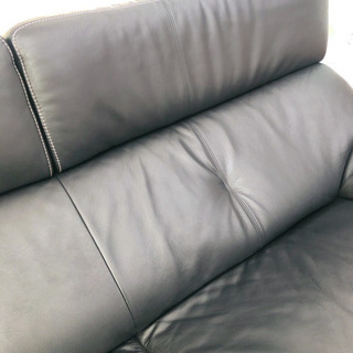 月末まで！カリモク　2人掛けソファ　日本製　ブラック