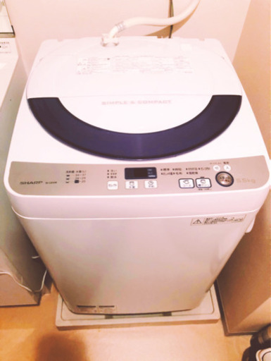 ★値下げしました★SHARP 全自動洗濯機 ES-GE55R