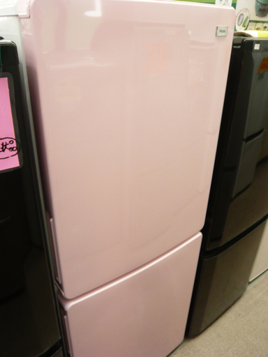 西岡 冷蔵庫 148L 2018年製 2ドア ハイアール Haier ピンク 100Lクラス JR-NF148A