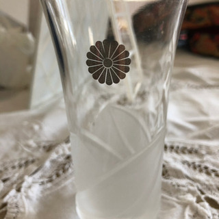 「未使用」菊の御紋　グラス　
