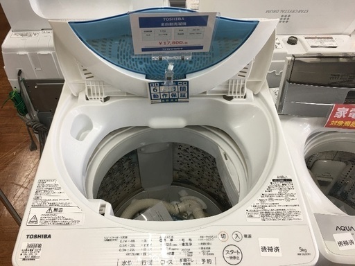 TOSHIBA 全自動洗濯機入荷　6550
