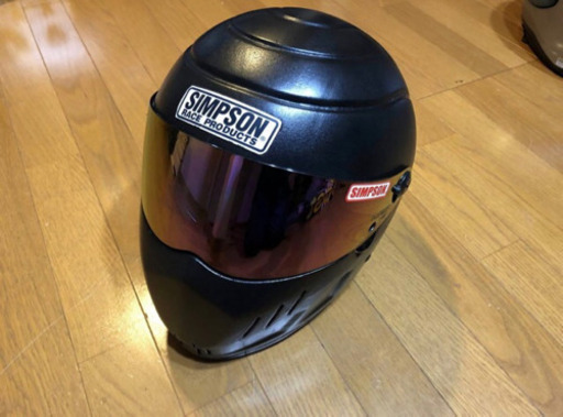 中古ヘルメット◆SIMPSON◆シンプソン　フルフェイス　RX10◆59cm Lサイズ