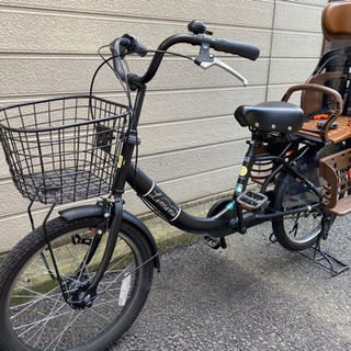 【子供乗せ自転車】ヘッドレスト付チャイルドシート搭載limini+