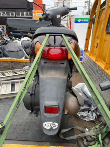 SUZUKI レッツ4 茶色 福岡市南区 メットインスクーター