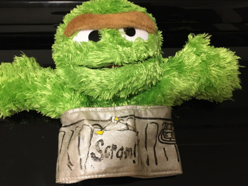 セサミストリートパペット オスカーoscar Yuka 桃谷のおもちゃ ぬいぐるみ の中古あげます 譲ります ジモティーで不用品の処分