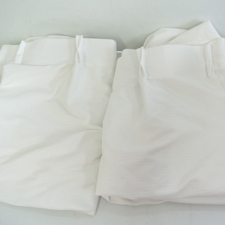 薄手のカーテン 白 ホワイト 2枚組 