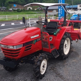 値下げしました！鹿児島発　ヤンマー23馬力ディーゼルエンジントラクターAF230　タイヤ4本新品　パワステ　モンローオート 値下げしました！鹿児島発 ヤンマー23馬力ディーゼルエンジン