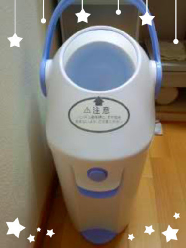 ピジョン らくらくおむつポットン おむつゴミ箱 れのな 朝霧のベビー用品 おむつ トイレ用品 の中古あげます 譲ります ジモティーで不用品の処分