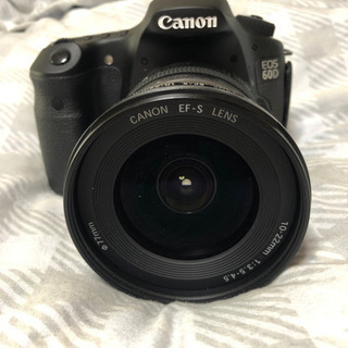 交レンズ付き Canon60D 稼働品 バッテリーと充電器なし