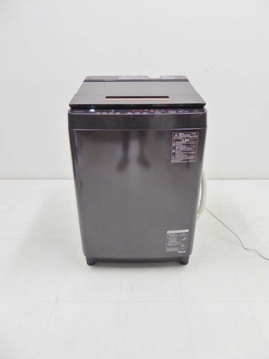 TOSHIBA 東芝 保証付 2018年製 ウルトラファインバブル洗浄 洗濯機 AW-BK10SD6 10キロ グレインブラウン