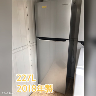 お薦め品‼️ハイセンス 冷蔵庫227L 2018年②