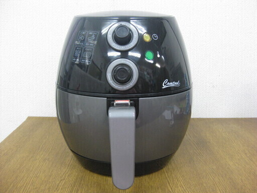 シービージャパン ノンオイルフライヤー TOM-01 ブラック 家庭用 油を使わず揚げ物ができる