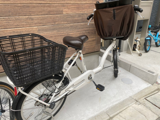 子供乗せ自転車！