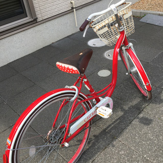 自転車　24インチ　小学生中〜高学年女の子向き