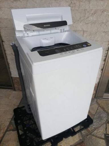 ◼️決定済◼️美品◼️2018年製◼️アイリスオーヤマ 全自動洗濯機 5kg 簡易乾燥機能付き IAW-T501