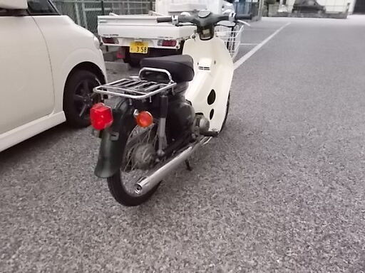 [購入済み]低走少ない！キック一発始動！調子の良い！ホンダ スーパーカブ　C-50（緑）　実動中古車◆彦根市～ 購入済み]低走少ない！キック一発始動！調子の良い！ホンダ スーパー