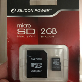 〈新品未使用〉microSDカード　SDカード変換付き