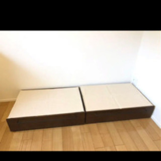 ベッドした 収納 小 2 無印良品