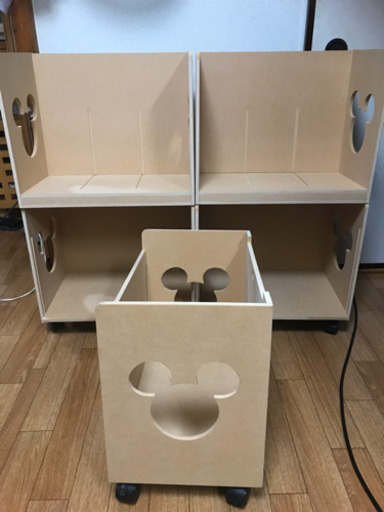 Disney家具　ミッキーキューブBOX