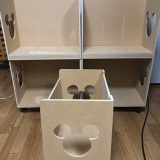 Disney家具 ミッキーキューブBOX