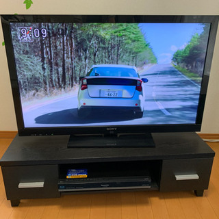 【値下げ交渉OK】【テレビ台のみ決定済み】SONYブラビア40イ...