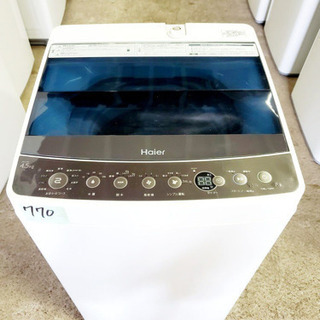 ①高年式‼️770番 Haier ✨全自動電気洗濯機✨JW-