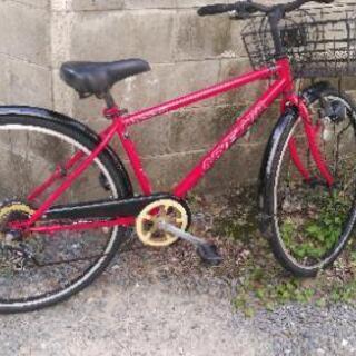 27インチ6段変速レッド　タイヤ新品掲載価格から500円値引き‼️ 27インチ6段変速レッド タイヤ新品掲載価格から500円値引き‼️